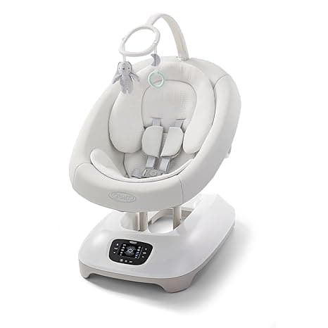 Graco SmartSense Baby Swing with Cry Detection Technology, Soothing Motions and Calming Vibrations, Comfortable Infant Support, Rori