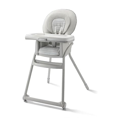 Graco Table2Table LX 6-in-1 Highchair, Willow with Infant Head Support & One-Hand Removable Tray