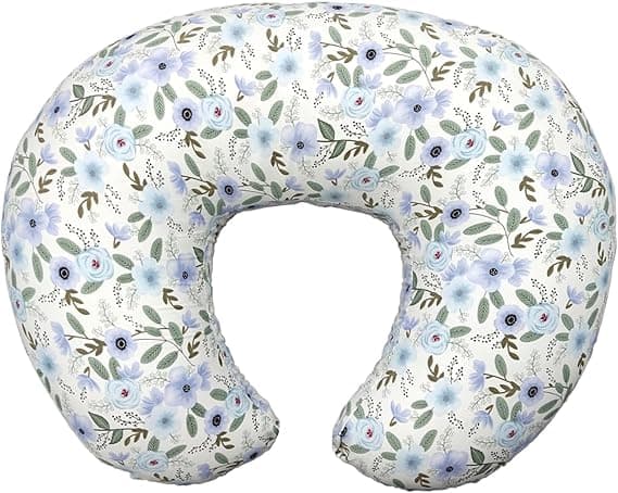 Nursing Pillow, Breastfeeding Pillow with Removable Cover, Ergonomic Breast Feeding Pillow, Baby Feeding Pillow for Mom Easier Breastfeeding- Original Size/Leaves