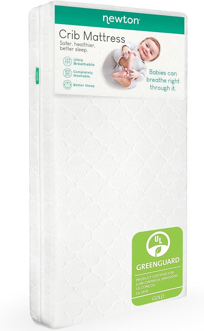 Newton Baby Crib Mattress and Toddler Bed - 100% Breathable Proven to Reduce Suffocation Risk, 100% Washable, Hypoallergenic