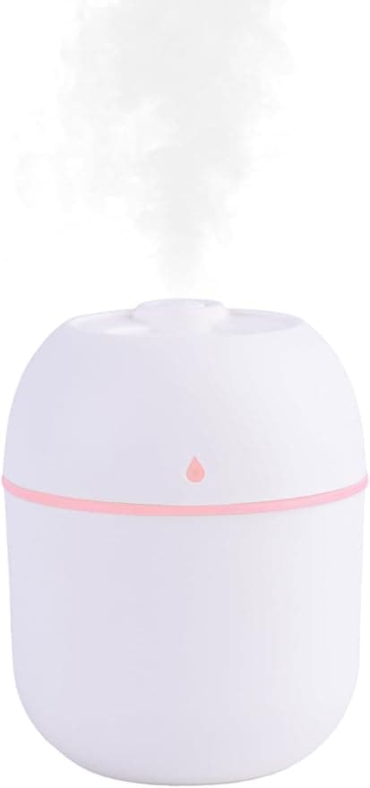 Small Humidifier for Plant, Cool Mist Humidifiers for Bedroom, Desk Mini Personal Humidifiers for Office Car, Portable Humidifier for Travel