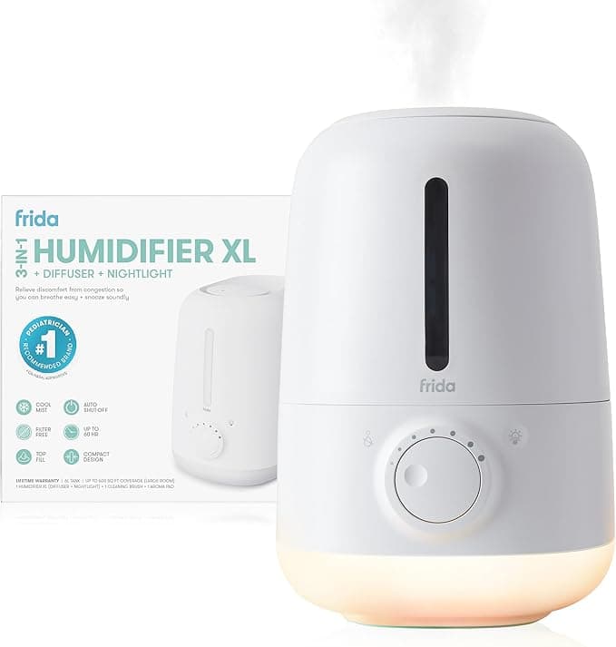 Frida Baby 3-in-1 Humidifier with Diffuser and Nightlight