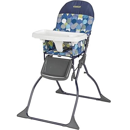 Cosco Kids Simple Fold Highchair for Baby, Simple Foldable High Chair, Convenient, Lightweight, and Compact Design, Comet