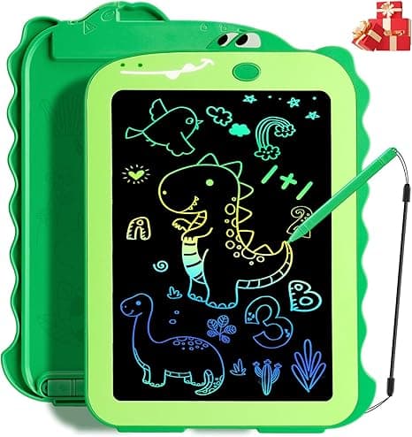 LCD Writing Tablet for Kids, Colorful Toddlers Toys Drawing Board, Educational Kid Toys, Doodle Pad Dinosaur Toy for 3 4 5 6 7 8 Year Old Boys Girls Birthday Party Christmas Gifts,8.5inch