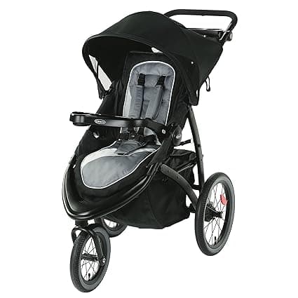 Graco FastAction Jogger LX Stroller - Drive, Convenient One-Hand Fold, ICS Compatible, Ideal for Parents on the Go