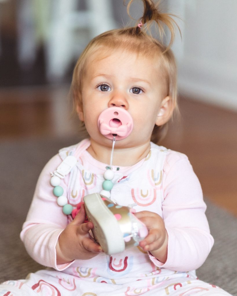 Pacifiers can easily collect germs