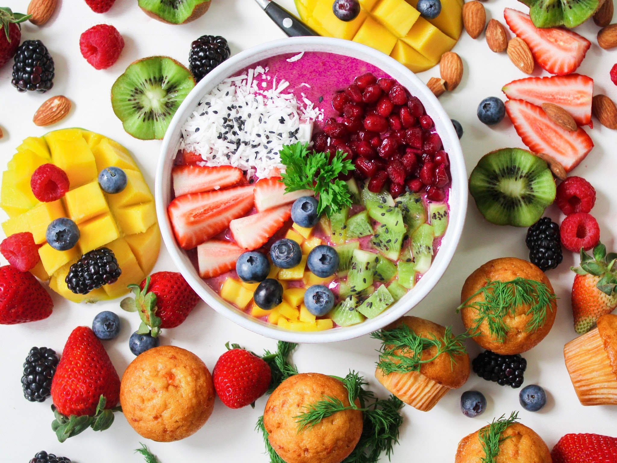 A plate with fruit on it 